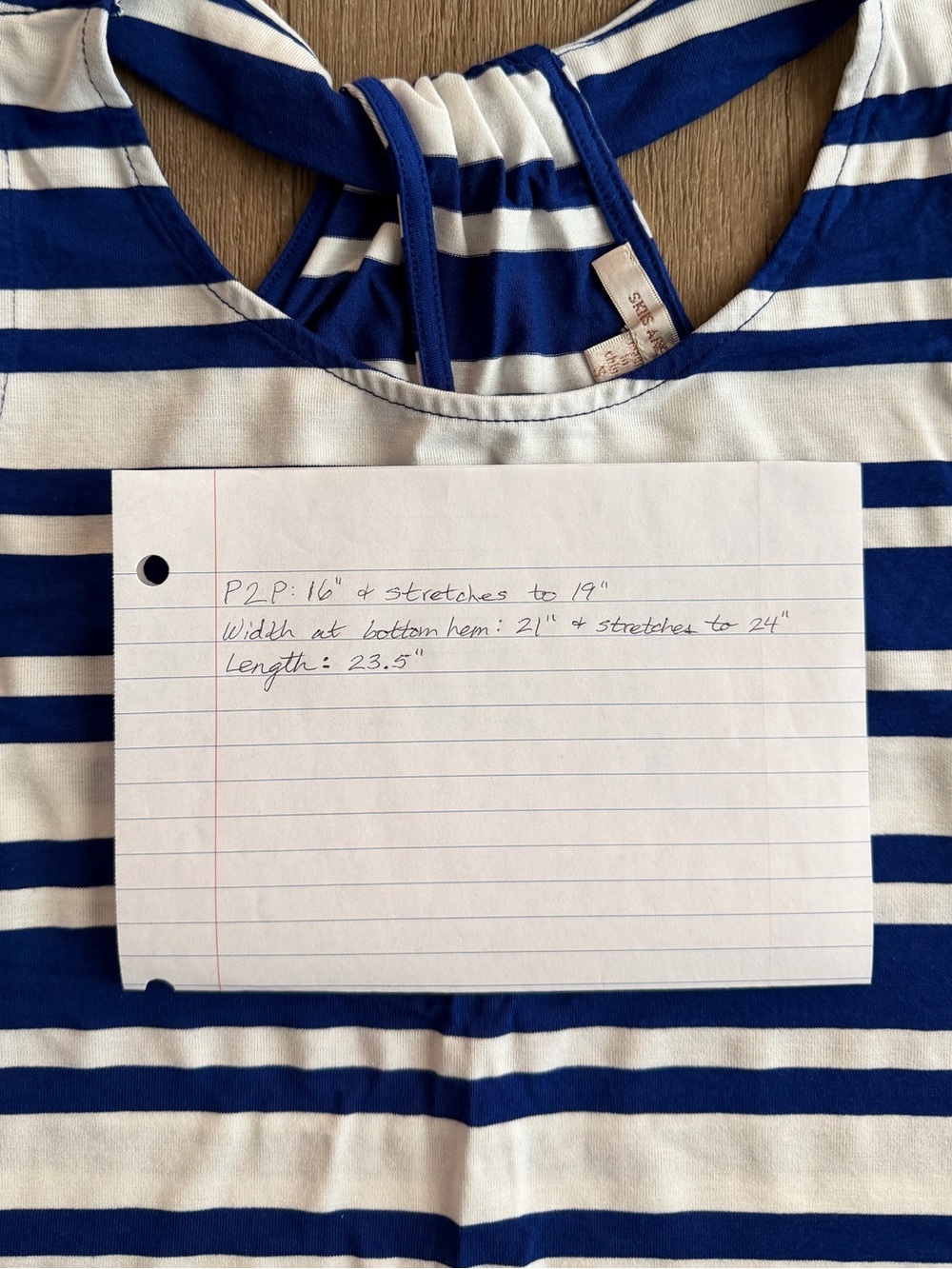 Skies are Blue Keyhole Back Knit Tank Top, Like New, Small - Picture 10 of 11